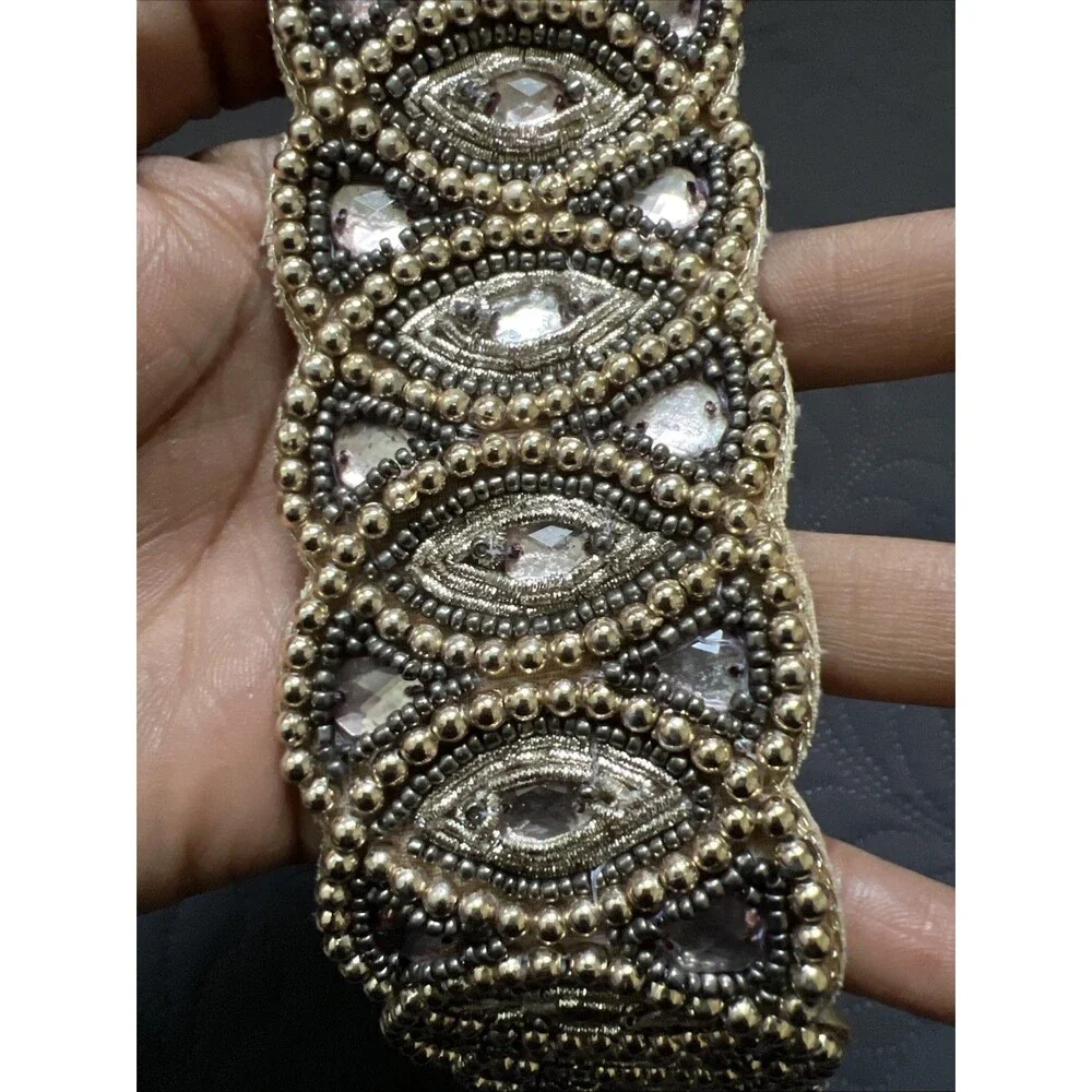 Altar'd State Gold Beaded Waist Belt